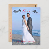 Glücklicherweise immer nach dem Foto - Postkarte (Vorne/Hinten)