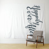 Glücklicherweise immer nach dem Hintergrund modern Wandteppich (Beispiel (Horizontal))