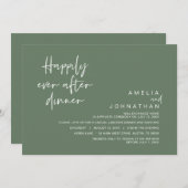 Glücklicherweise immer nach dem Hochzeitsessen, Gr Einladung