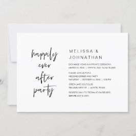 Glücklicherweise immer nach dem Hochzeitsessen Par Einladung