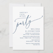 Glücklicherweise immer nach dem Hochzeitsfeiertag Einladung (Vorderseite)