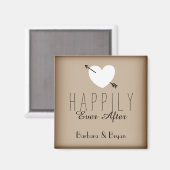 Glücklicherweise immer nach dem Kühlschrankmagnet (Vorderseite/Rückseite)