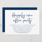 Glücklicherweise immer nach dem Lässigen Hochzeits Einladung (Vorne/Hinten)