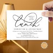 Glücklicherweise immer nach dem Mittagessen, Hochz Einladung