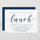 Glücklicherweise immer nach dem Mittagessen, Hochz Einladung (Vorne/Hinten)