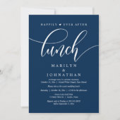 Glücklicherweise immer nach dem Mittagessen, Hochz Einladung (Vorderseite)