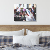 Glücklicherweise immer nach dem modernen Overlay H Leinwanddruck (Insitu (Schlafzimmer))