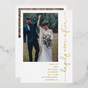 Glücklicherweise immer nach dem Party Empfang nur  Folieneinladung