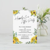 Glücklicherweise immer nach dem Party Eukalyptus S Einladung (Stehend Vorderseite)