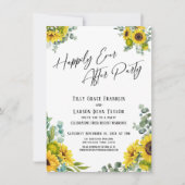 Glücklicherweise immer nach dem Party Eukalyptus S Einladung (Vorderseite)