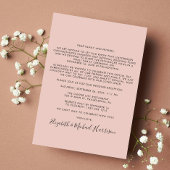 Glücklicherweise immer nach dem Party Foto Blush W Ankündigung