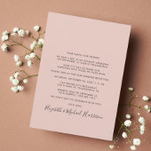 Glücklicherweise immer nach dem Party Foto Blush W Ankündigung