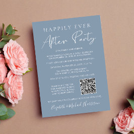 Glücklicherweise immer nach dem Party Foto QR Code Ankündigung