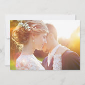 Glücklicherweise immer nach dem Party Hochzeit Elo Einladung (Rückseite)