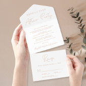 Glücklicherweise immer nach dem Party Hochzeit Emp All-in-One-Einladung