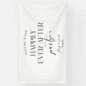 Glücklicherweise immer nach dem Party Hochzeit Emp Banner (Vertikal)