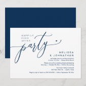 Glücklicherweise immer nach dem Party Hochzeit Emp Einladung (Vorne/Hinten)