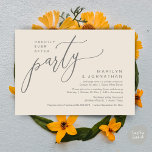 Glücklicherweise immer nach dem Party Hochzeit Emp Einladung<br><div class="desc">Markieren Sie den Anfang Ihrer Ewigkeit mit Eleganz mit unserer zeitgenössischen klassischen grauen Creme Thema Hochzeitsfeier Einladung Karte "Happily Ever After Party". Diese Einladung eignet sich perfekt für Paare, die ihren fröhlichen Anlass ausdehnen und mit einem Hauch von Verspieltheit die Bühne für eine unvergessliche Veranstaltung geben. Das zeitlose Design des...</div>