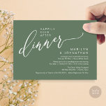 Glücklicherweise immer nach dem Party Hochzeit Emp Einladung<br><div class="desc">Markieren Sie den Anfang Ihres Lebens mit Eleganz mit unserer modernen rustikalen Grün-Theme Hochzeitsfeier Einladungskarte "Happily Ever After Party". Diese Einladung eignet sich perfekt für Paare, die ihren fröhlichen Anlass ausdehnen und mit einem Hauch von Verspieltheit die Bühne für eine unvergessliche Veranstaltung geben. Das zeitlose Design des Drehbuchs verleiht Ihren...</div>