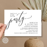 Glücklicherweise immer nach dem Party Hochzeit Emp Einladung<br><div class="desc">Markieren Sie den Anfang Ihres Lebens mit Eleganz mit unserer zeitgenössischen Schwarz-Weiß-Thema Hochzeitsfeier Einladungskarte "Happily Ever After Party". Diese Einladung eignet sich perfekt für Paare, die ihren fröhlichen Anlass ausdehnen und mit einem Hauch von Verspieltheit die Bühne für eine unvergessliche Veranstaltung geben. Das zeitlose Design des Drehbuchs verleiht Ihren Festlichkeiten...</div>