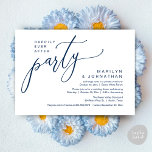 Glücklicherweise immer nach dem Party Hochzeit Emp Einladung<br><div class="desc">Markieren Sie den Anfang Ihres Lebens mit Eleganz mit unserer zeitgenössischen marineblauen Hochzeitsfeier-Einladungskarte "Happily Ever After Party". Diese Einladung eignet sich perfekt für Paare, die ihren fröhlichen Anlass ausdehnen und mit einem Hauch von Verspieltheit die Bühne für eine unvergessliche Veranstaltung geben. Das zeitlose Design des Drehbuchs verleiht Ihren Festlichkeiten eine...</div>