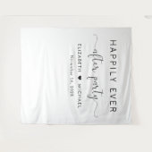 Glücklicherweise immer nach dem Party Hochzeit Emp Wandteppich (Vorderseite (Horizontal))