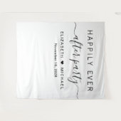 Glücklicherweise immer nach dem Party Hochzeit Emp Wandteppich (Vorderseite (Horizontal))