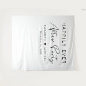 Glücklicherweise immer nach dem Party Hochzeit Emp Wandteppich (Vorderseite (Horizontal))