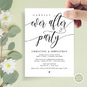 Glücklicherweise immer nach dem Party, Hochzeitses Einladung