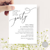Glücklicherweise immer nach dem Party, Hochzeitses Einladung