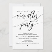 Glücklicherweise immer nach dem Party, Hochzeitsfe Einladung (Vorderseite)