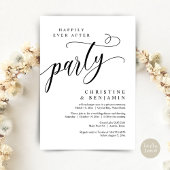 Glücklicherweise immer nach dem Party, Hochzeitsfe Einladung