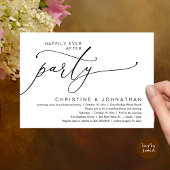 Glücklicherweise immer nach dem Party, Hochzeitsfe Einladung