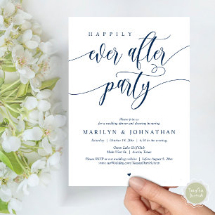 Glücklicherweise immer nach dem Party, Hochzeitsfe Einladung