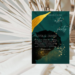 Glücklicherweise immer nach dem Party Hochzeitsfei Einladung