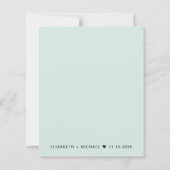 Glücklicherweise immer nach dem Party Minze Hochze (Rückseite)