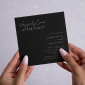 Glücklicherweise immer nach dem Party Moderne Hoch Einladung