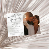 Glücklicherweise immer nach dem Party Moderne Hoch Einladung