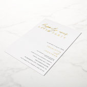 Glücklicherweise immer nach dem Party Moderne Hoch Folieneinladung (Gedreht)