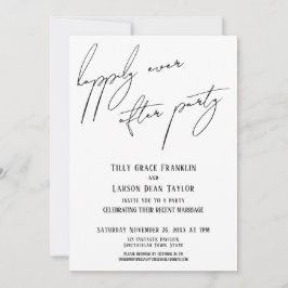 Glücklicherweise immer nach dem Party Moderne Läss Einladung