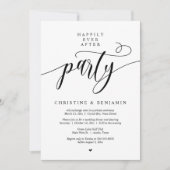 Glücklicherweise immer nach dem Party, moderne Sch Einladung (Vorderseite)