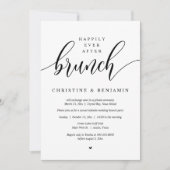 Glücklicherweise immer nach dem Party, moderne Sch Einladung (Vorderseite)