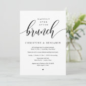 Glücklicherweise immer nach dem Party, moderne Sch Einladung (Stehend Vorderseite)