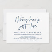 Glücklicherweise immer nach dem Party, Navy Blue, Einladung (Vorderseite)