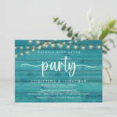 Glücklicherweise immer nach dem Party, String Ligh Einladung (Stehend Vorderseite)