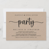 Glücklicherweise immer nach dem Party, String Ligh Einladung (Vorderseite)