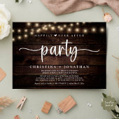 Glücklicherweise immer nach dem Party, String Ligh Einladung