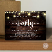 Glücklicherweise immer nach dem Party, String Ligh Einladung