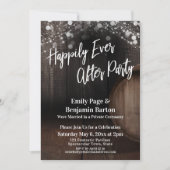 Glücklicherweise immer nach dem Party Weinfässer u Einladung (Vorderseite)