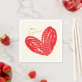 Glücklicherweise immer nach dem Red Heart Bridal B Serviette (Beispiel)